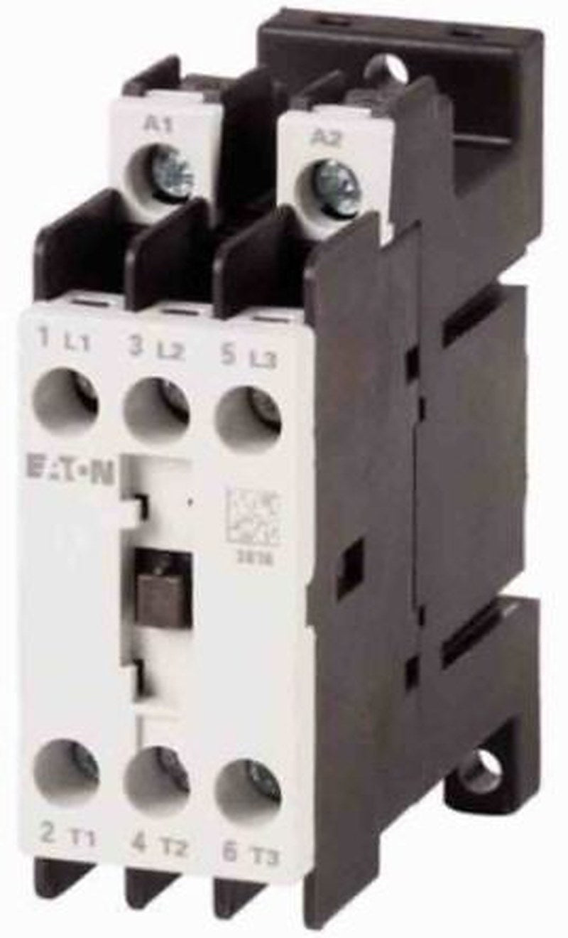 Eaton DILMT Contactor, 24V ac Coil, 3-Pole, 9 A, 4 kW 24V ac, 3 NO, 660V