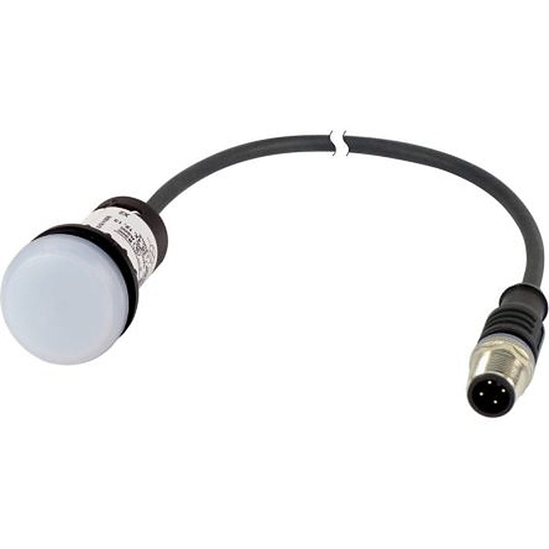 Eaton, C22, Panel Mount Blue, Red, White LED Indicator, 22.5 mm Cutout, Round, 24V