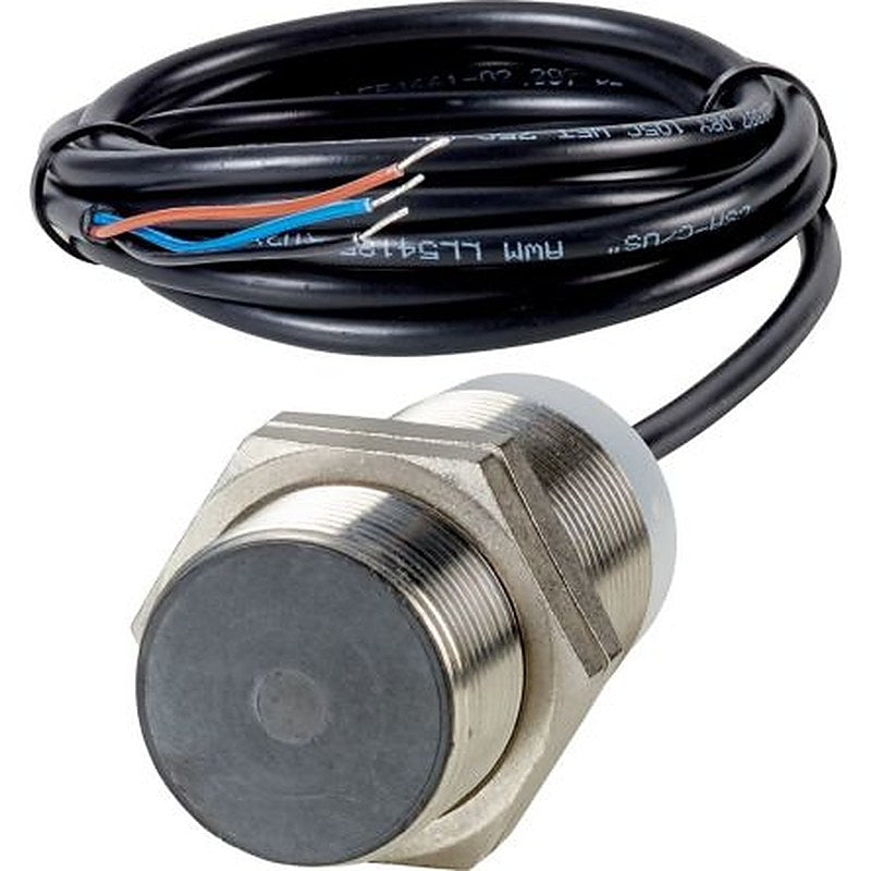 Eaton 197809 E57P-30SPN10-C2 Threaded Barrel Inductive Proximity Sensor, M30 PNP E57P Performance 48V 10 mm 0 V ac 30 V