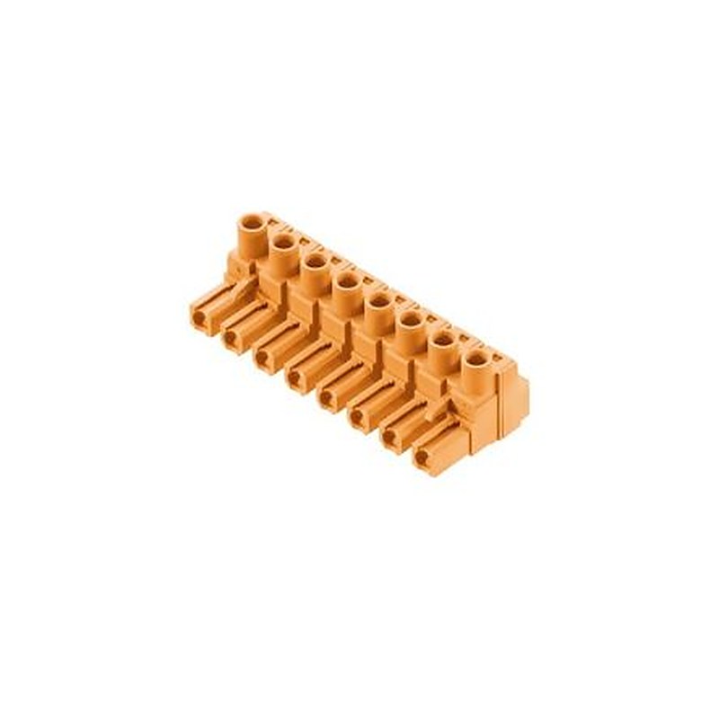 Weidmüller BL 7.62 Series PCB Connector, 3-Contact, 7.62 mm Pitch, 1 Row, 1980490000