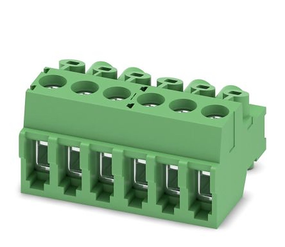 Phoenix Contact PT 1.5/ 6-PVH-3.5-A Series Pluggable Terminal Block, 6-Contact, 3.5 mm Pitch, 1 Row, 1984206