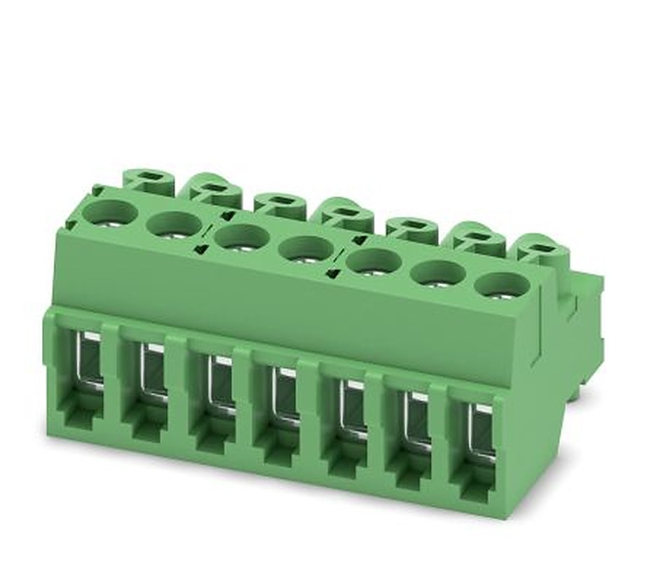 Phoenix Contact PT 1.5/ 7-PVH-3.5-A Series Pluggable Terminal Block, 7-Contact, 3.5 mm Pitch, 1 Row, 1984219