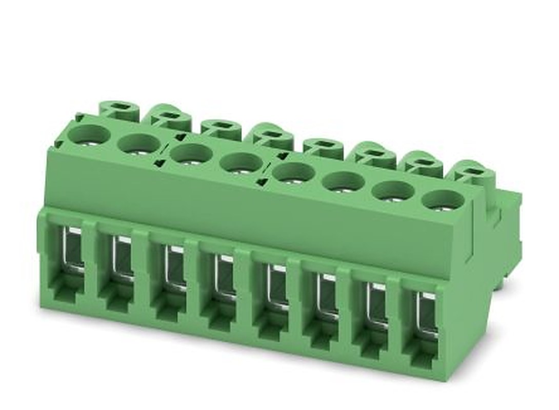 Phoenix Contact PT 1.5/ 8-PVH-3.5-A Series Pluggable Terminal Block, 8-Contact, 3.5 mm Pitch, 1 Row, 1984222