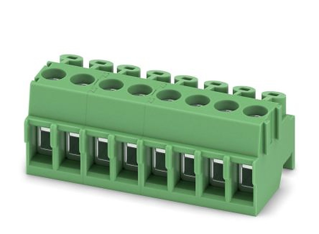 Phoenix Contact PT 1.5/8-PH-3.5 Series Pluggable Terminal Block, 8-Contact, 3.5 mm Pitch, 1 Row, 1984374