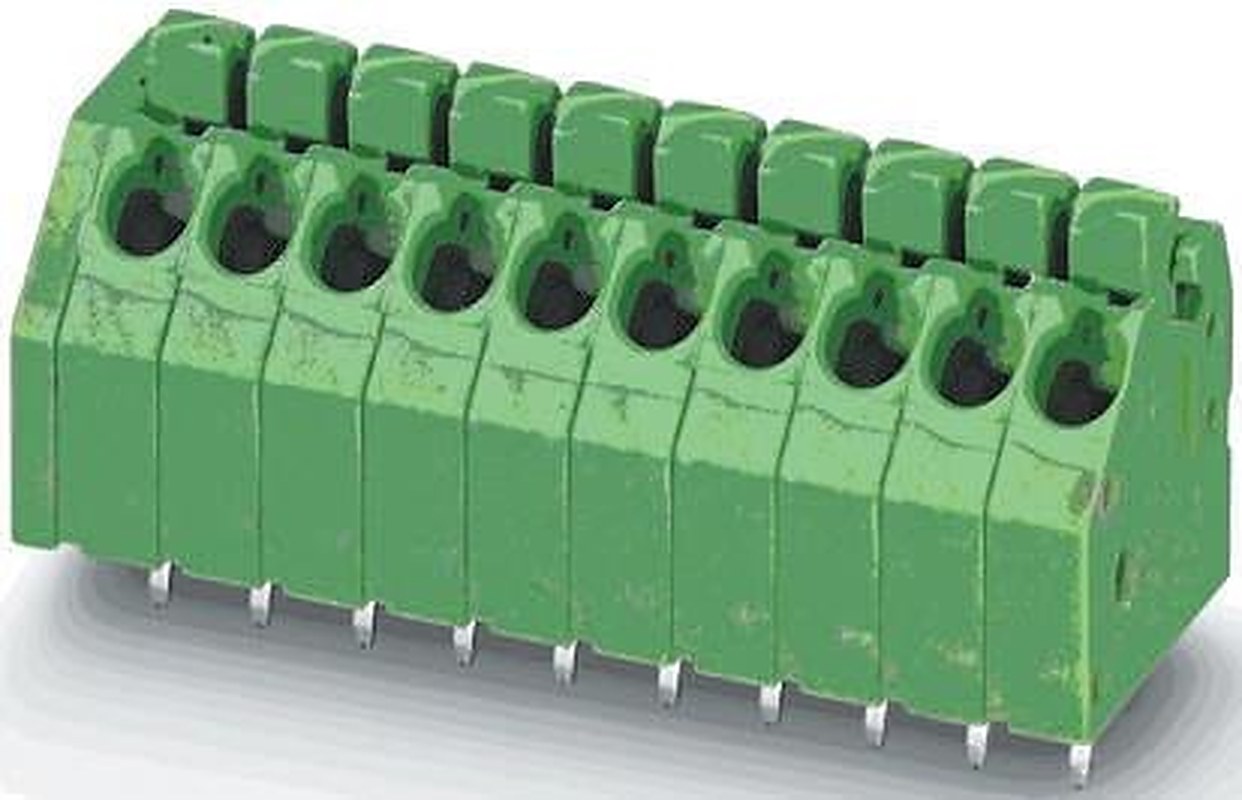 Phoenix Contact PTSA 1.5/6-3.5-F Series 45° PCB Terminal Block, 6 Contact(s), 3.5 mm Pitch, 1 Row