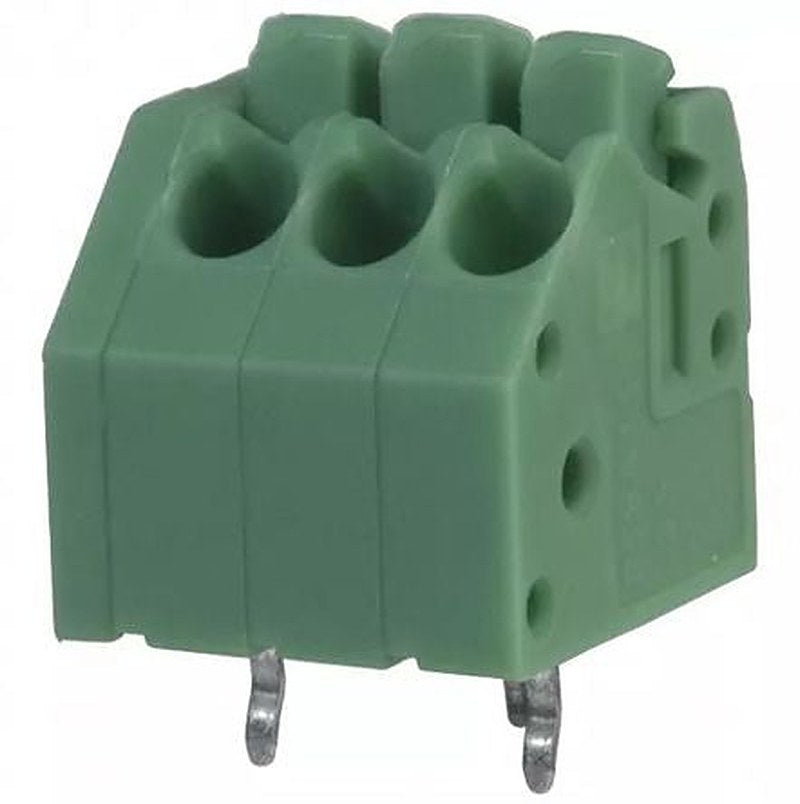 Phoenix Contact PTSA Series 45° PCB Terminal Block, 3 Contact(s), 3.5 mm Pitch, 1 Row