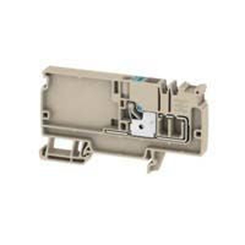 Weidmüller 1988130000 DIN Rail Terminal Block Blue, 6mm², 1-Level, Push-in