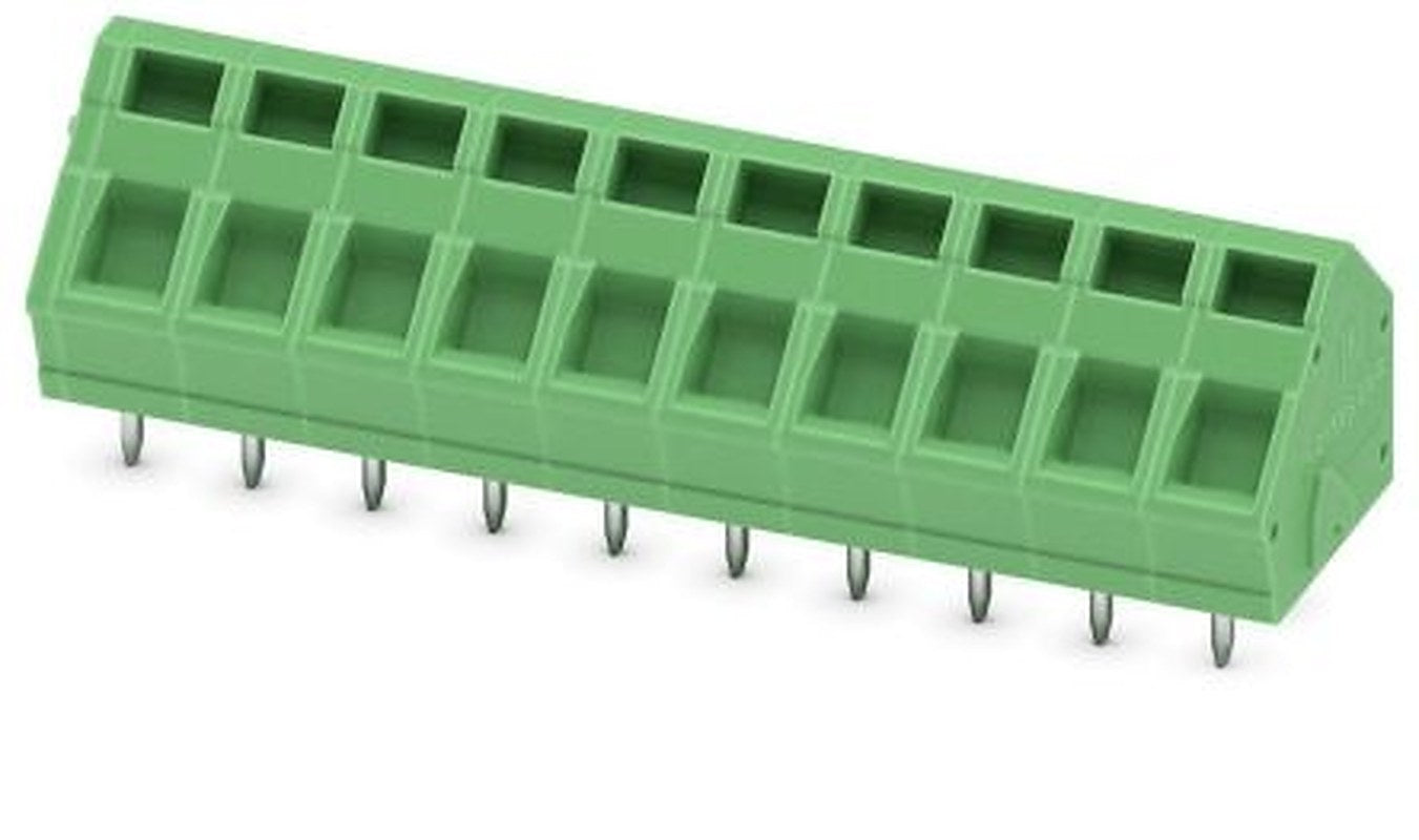Phoenix Contact ZFKDSA 1.5C-5.0-10 Series PCB Terminal Block, 10 Contact(s), 5 mm Pitch, 1 Row