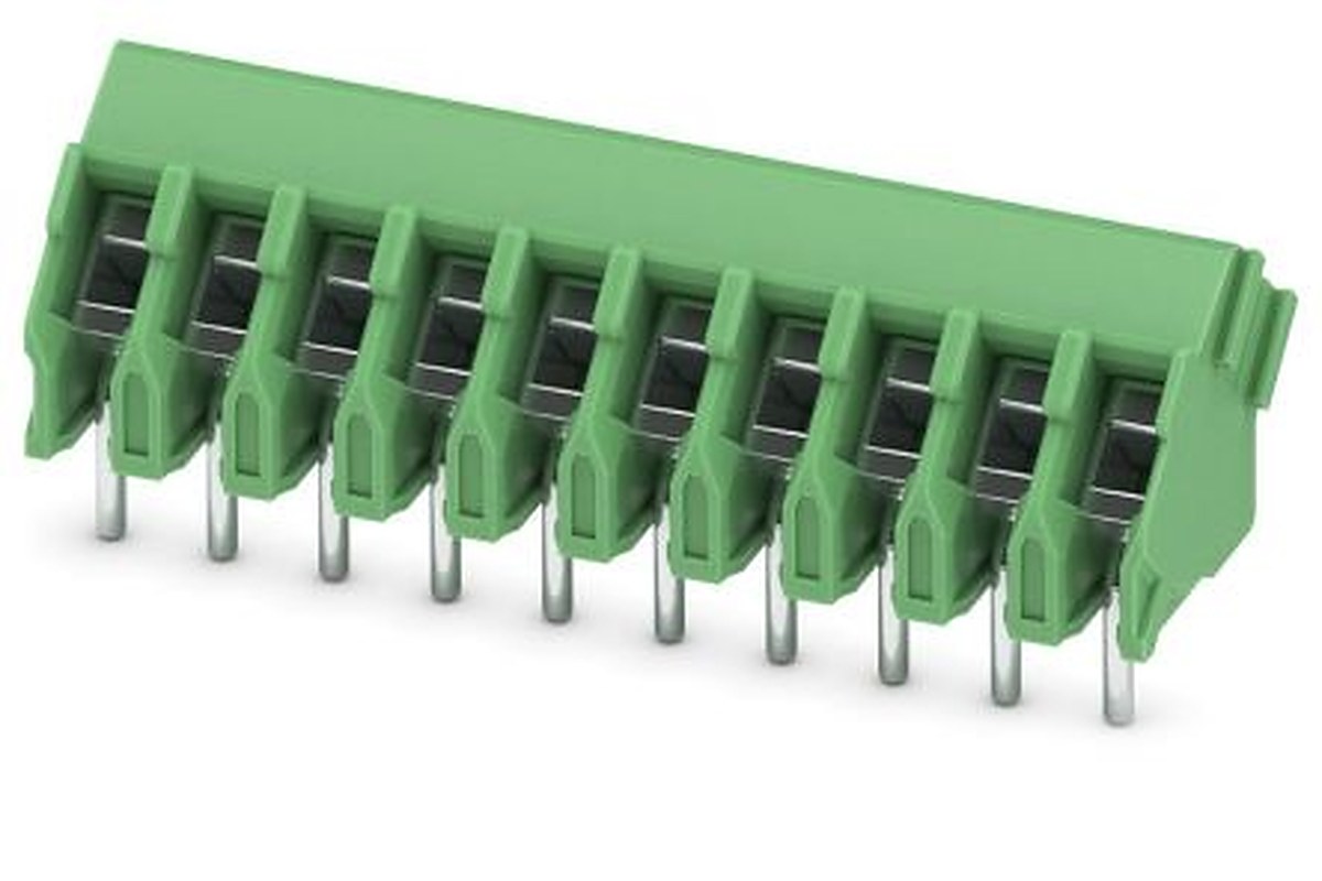 Phoenix Contact PTA 1.5/10-3.5 Series Straight PCB Terminal Block, 10 Contact(s), 3.5 mm Pitch, 1 Row