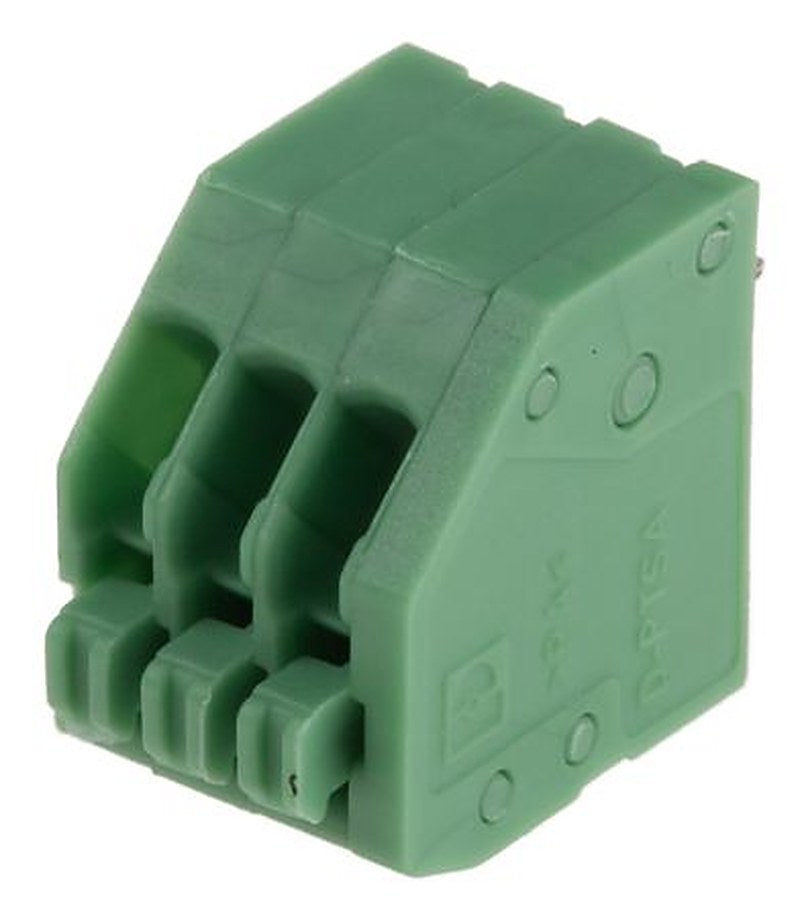 Phoenix Contact PTSA Series 45° PCB Terminal Block, 3 Contact(s), 2.5 mm Pitch, 1 Row