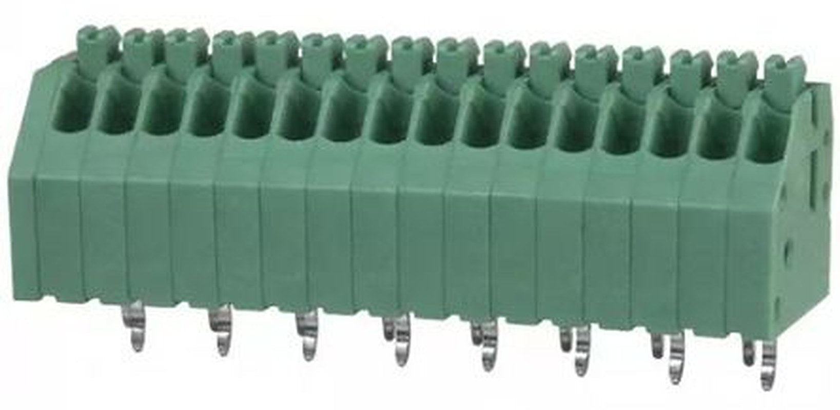 Phoenix Contact PTSA 0.5/16-2.5-F Series Straight PCB Terminal Block, 16 Contact(s), 2.5 mm Pitch, 1 Row