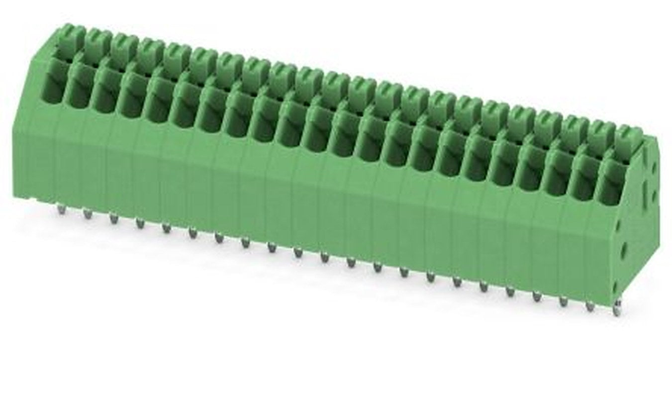 Phoenix Contact PTSA 0.5/22-2.5-F Series PCB Terminal Block, 22 Contact(s), 2.5 mm Pitch, 1 Row