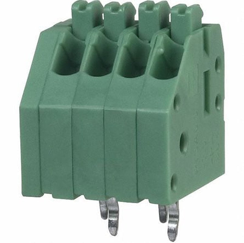 Phoenix Contact PTSA 0.5/4-2.5-Z Series Straight PCB Terminal Block, 4 Contact(s), 2.5 mm Pitch, 1 Row