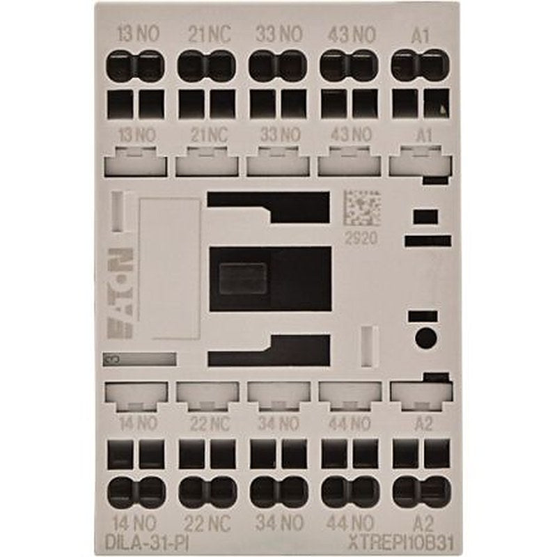 Eaton DILA-31 Contactor Relay, 120V ac Coil, 3-Pole, 0.0014 kW, 3 NO/1 NC, 690V