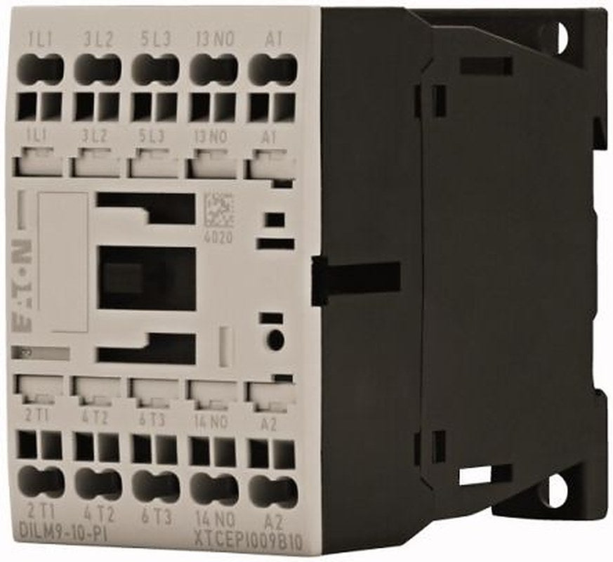 Eaton DILM Contactor, 120V ac Coil, 3-Pole, 9 A, 4 kW, 1 NO, 690V