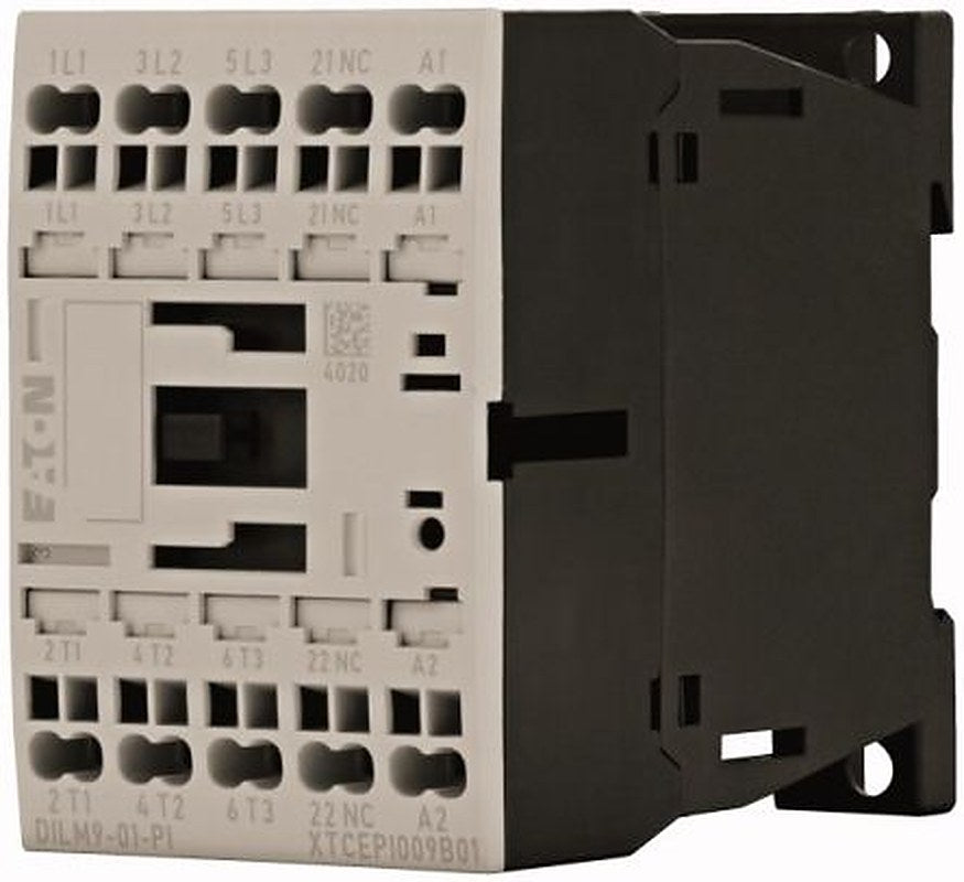 Eaton DILM Contactor, 48V ac Coil, 3-Pole, 9 A, 4 kW, 1 NC, 690V