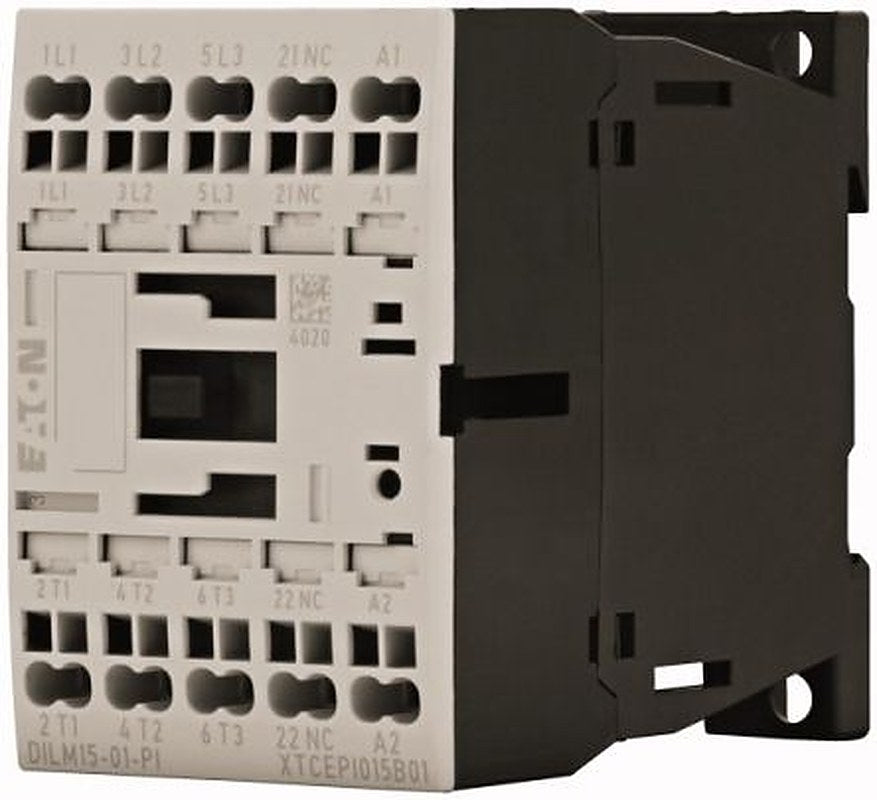 Eaton DILM Contactor, 240V ac Coil, 3-Pole, 15.5 A, 7.5 kW, 1 NC, 690V