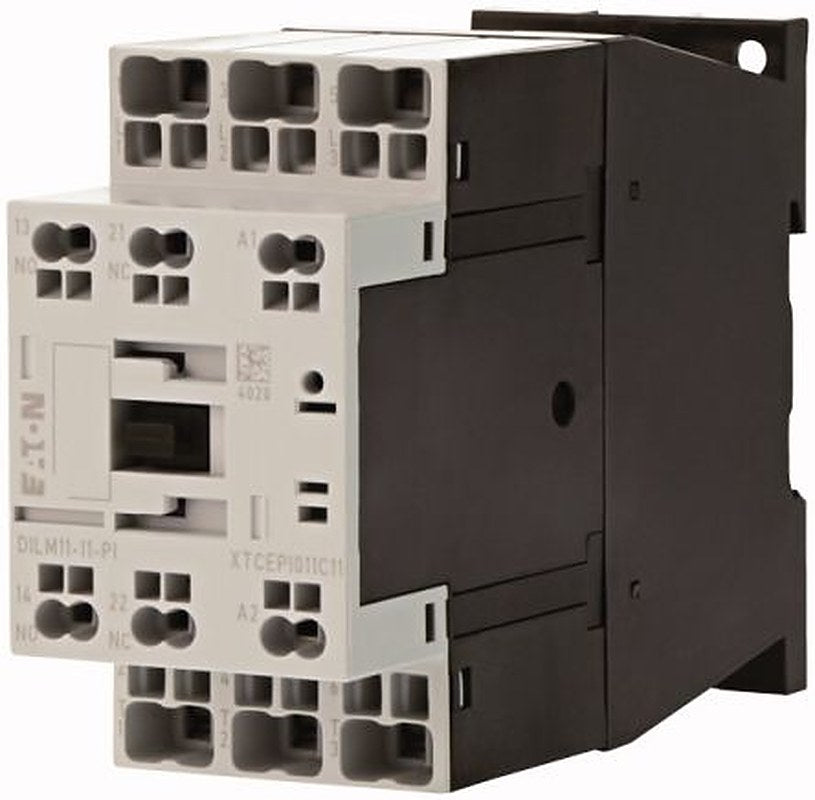 Eaton DILM Contactor, 240V ac Coil, 3-Pole, 11 A, 5 kW, 1 NO/1 NC, 690V