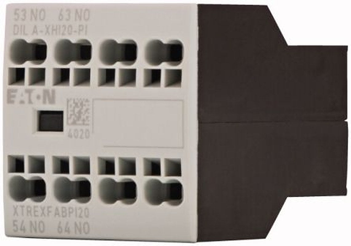 Eaton Auxiliary Contact, 2 Contact, 2 NO, DILA, Front Fixing, 16 A, 199313 DILA-XHI20-PI