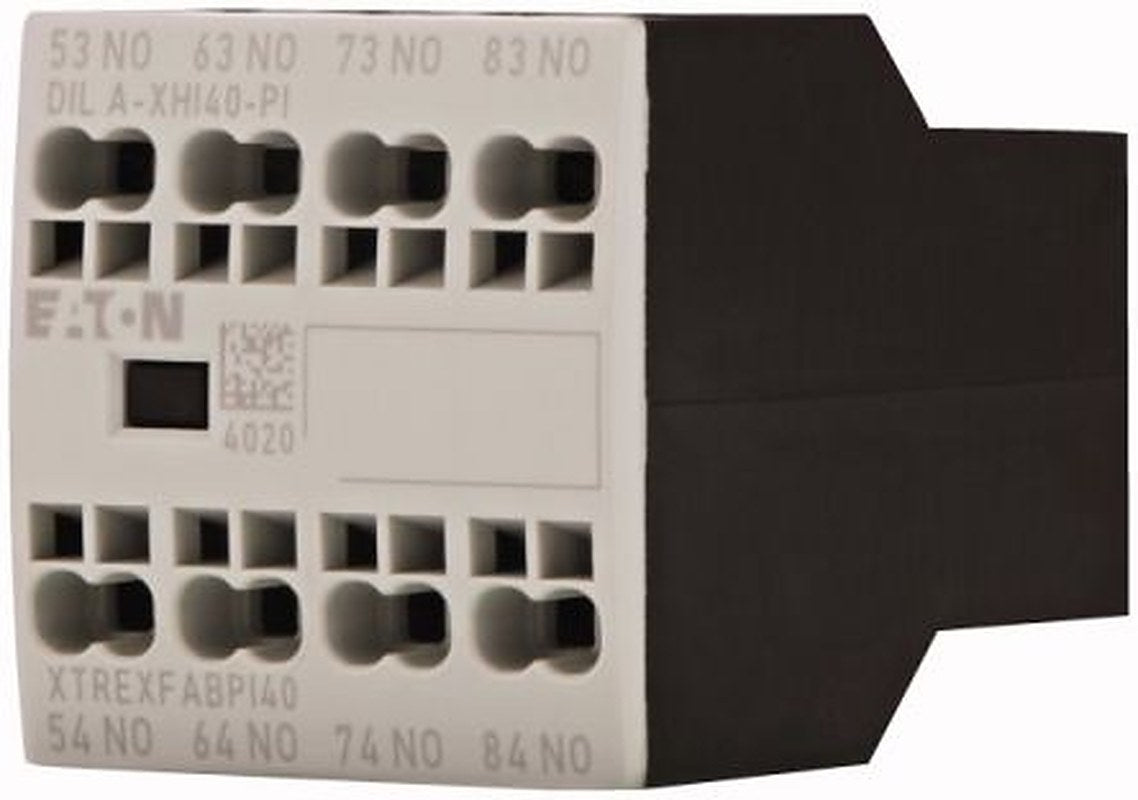 Eaton Auxiliary Contact, 4 Contact, 4 NO, DILA, Front Fixing, 16 A, 199317 DILA-XHI40-PI