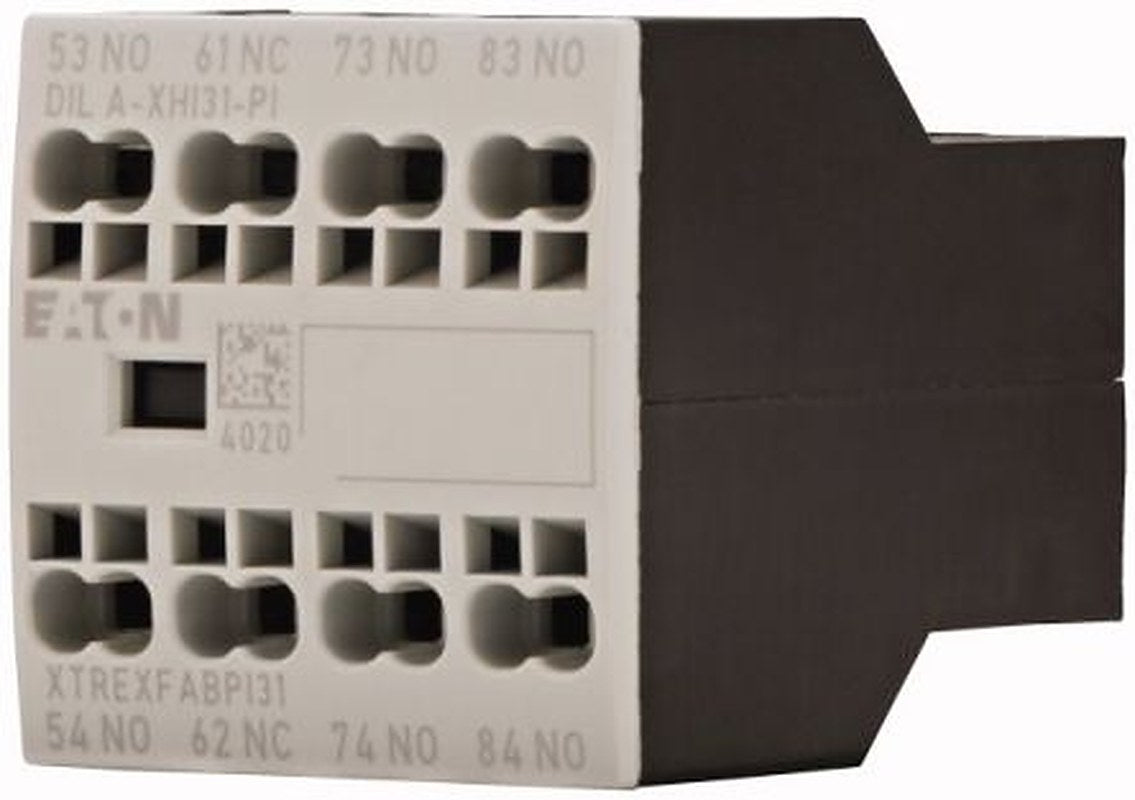 Eaton Auxiliary Contact, 4 Contact, 3 NO/1 NC, DILA, Front Fixing, 16 A, 199318 DILA-XHI31-PI