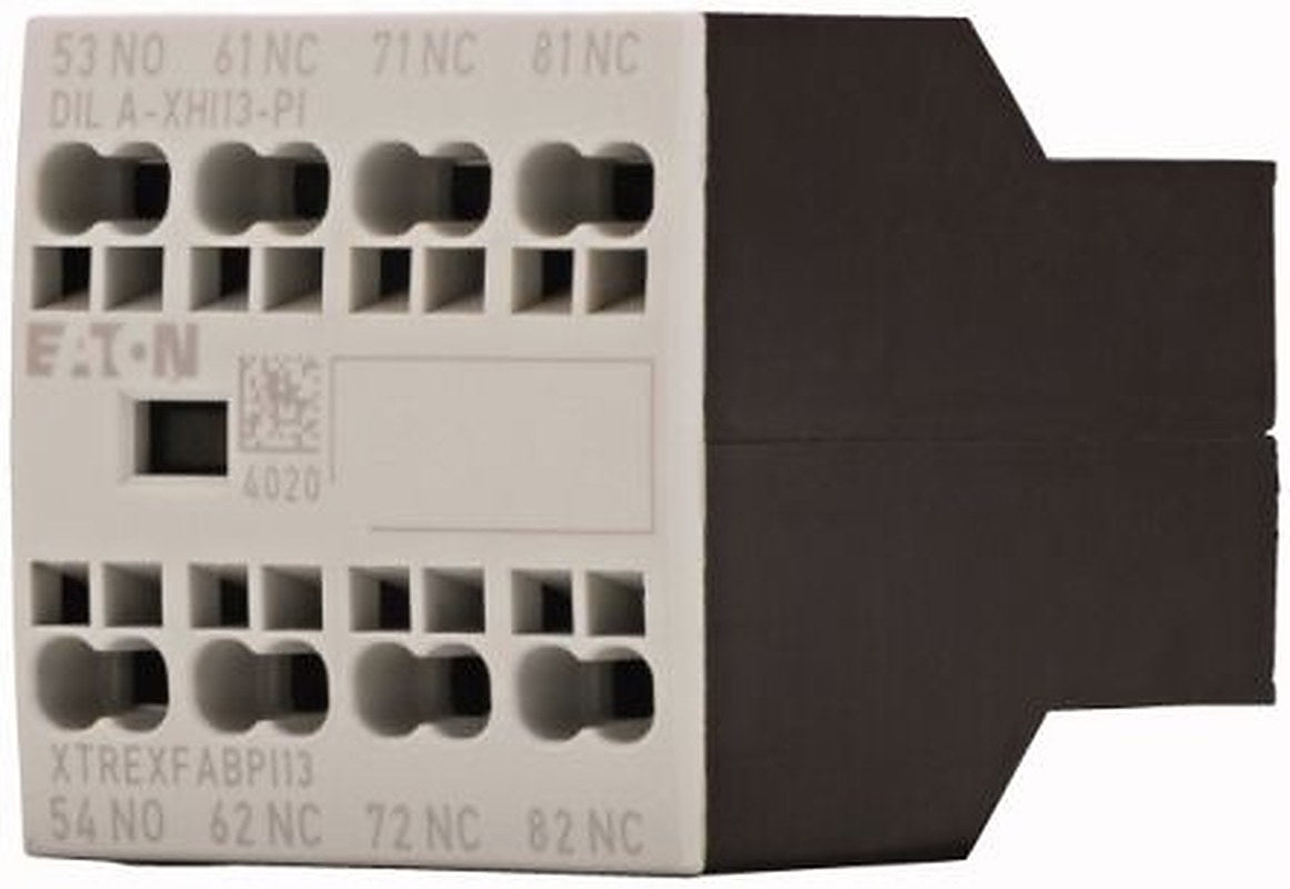 Eaton Auxiliary Contact, 4 Contact, 1 NO/3 NC, DILA, Front Fixing, 16 A, 199320 DILA-XHI13-PI