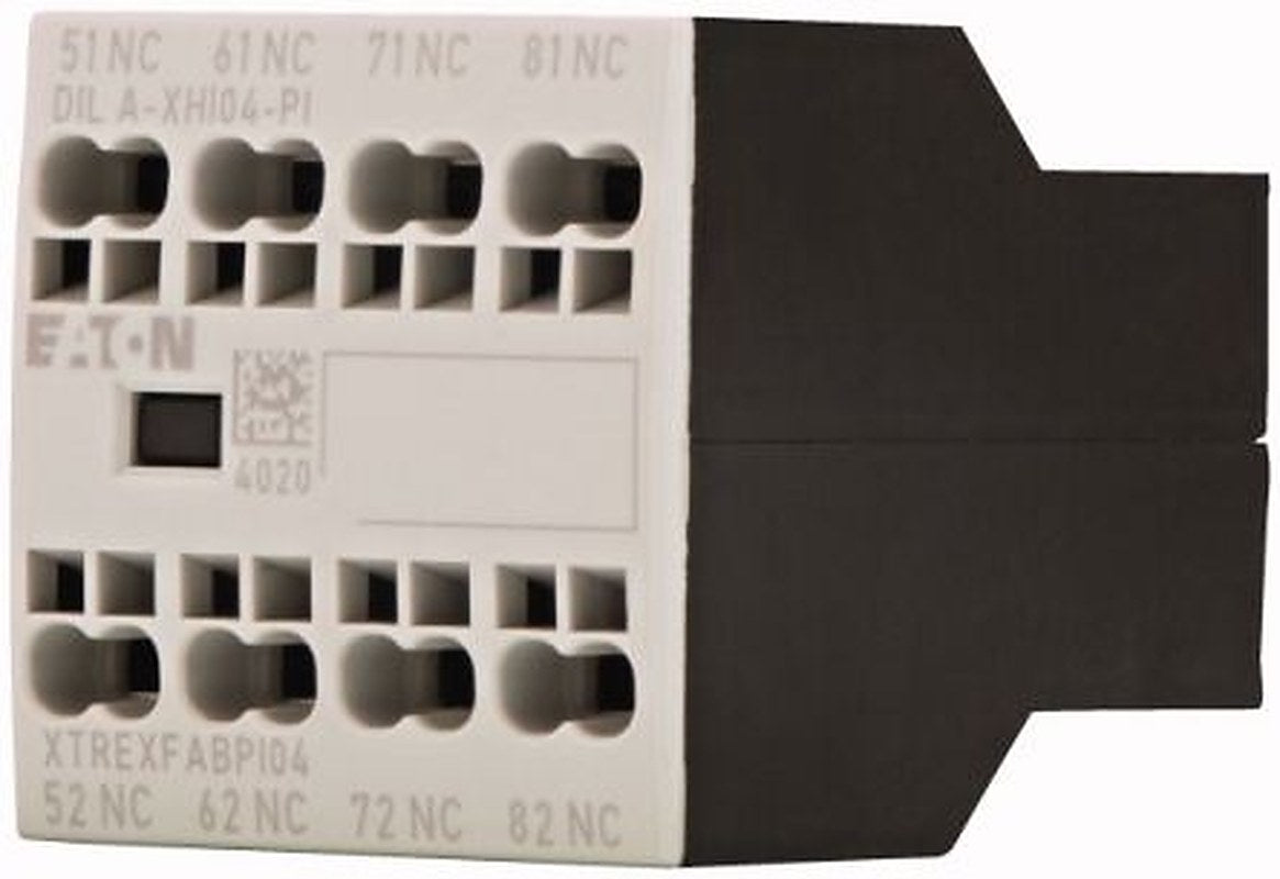 Eaton Auxiliary Contact, 4 Contact, 4 NC, DILA, Front Fixing, 16 A, 199321 DILA-XHI04-PI