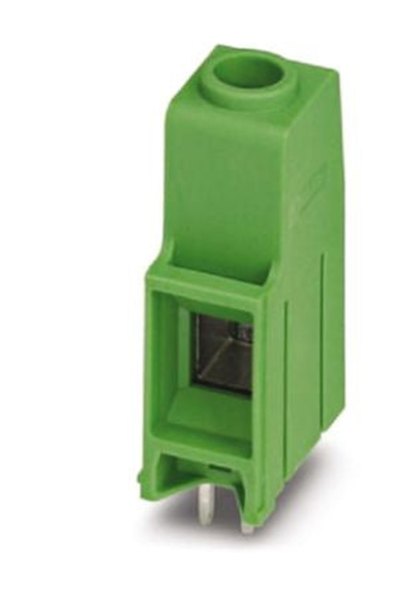 Phoenix Contact MKDS 10 HV/ 1-F-10.16 Series Straight PCB Terminal Block, 1 Contact(s), 10.16 mm Pitch, 1 Row