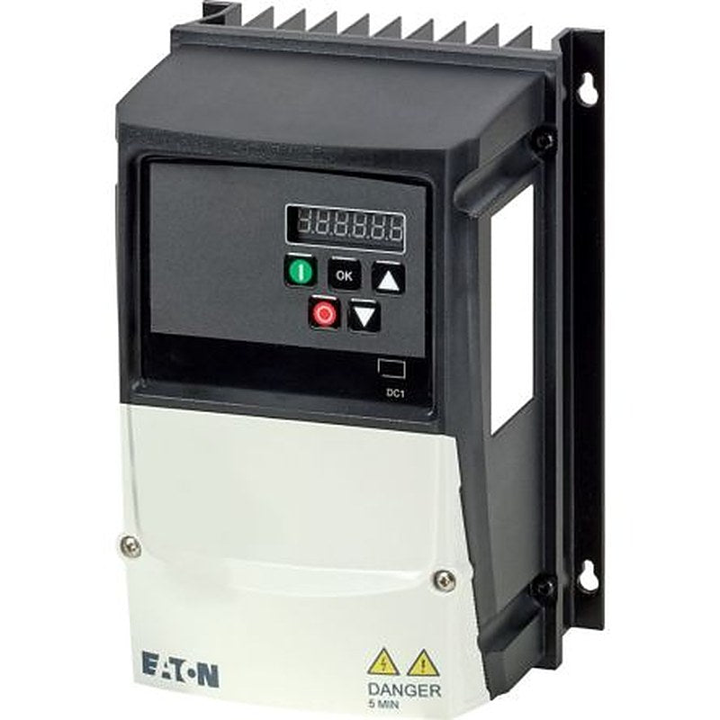 Eaton Variable Speed Drive, 1.5 kW, 3 Phase, VFD DC1 Series 480V ac 4.1 A