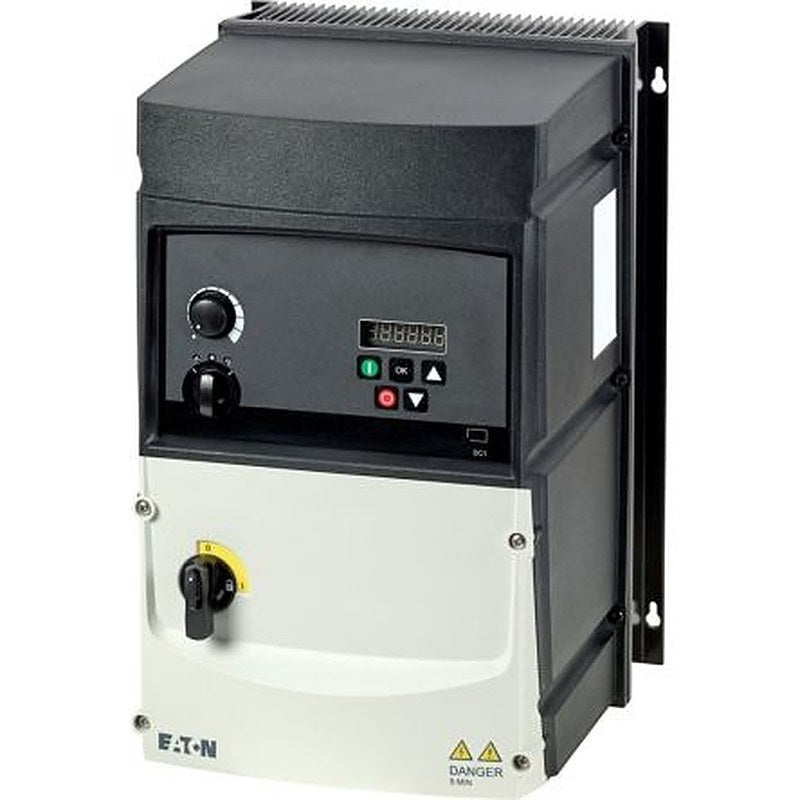 Eaton Variable Speed Drive, 22 kW, 3 Phase, VFD DC1 Series 480V ac 46 A