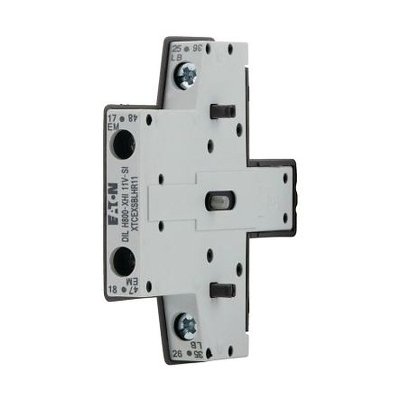 Eaton Auxiliary Contact Module, 2 Contact, 1 NO/1 NC, DILH, Side, 199560 DILH800-XHI11V-SI