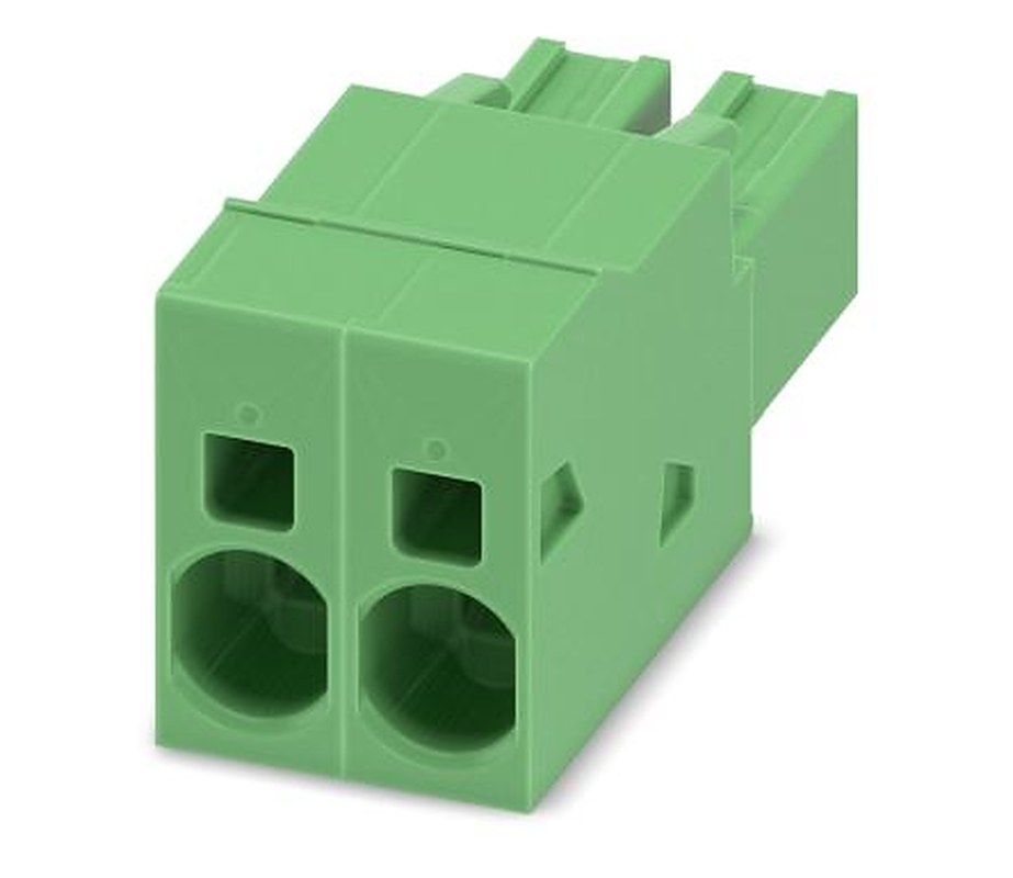 Phoenix Contact SPC 5/2-ST-7.62 Series Pluggable Terminal Block, 2-Contact, 7.62 mm Pitch, 1 Row, 1996016