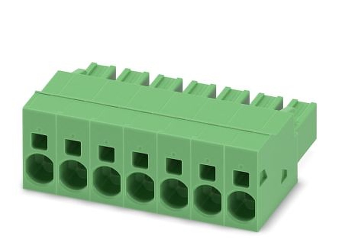 Phoenix Contact SPC 5/7-ST-7.62 Series Pluggable Terminal Block, 7-Contact, 7.62 mm Pitch, 1 Row, 1996061