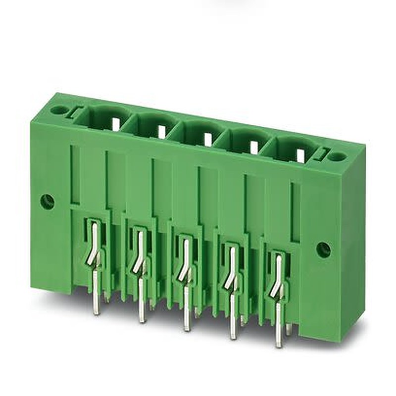 Phoenix Contact PCV Series Wave Soldering Mount PCB Header, 9 Contact(s), 10.16 mm Pitch, 1 Row, Shrouded