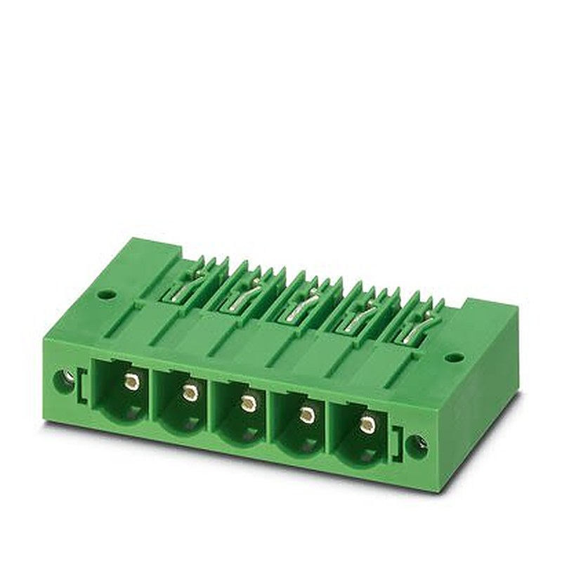 Phoenix Contact PC Series Wave Soldering Mount PCB Header, 5 Contact(s), 10.16 mm Pitch, 1 Row, Shrouded