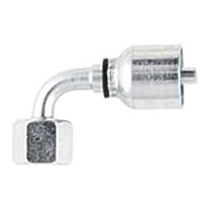 Parker, 1CF43-8-4 Steel Hydraulic Fitting, 90 °