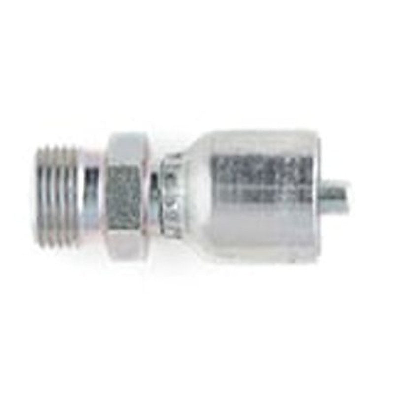 Parker 1D277-30-16 Hydraulic Fitting Male Metric, 24 °, Steel, 1 in Hose ID