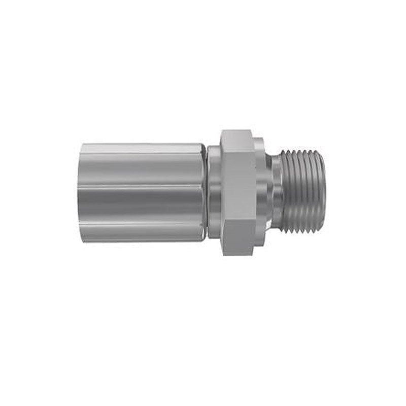 Parker 1D948-4-4 Hydraulic Fitting Male, 60 °, Steel, 0.25 in Hose ID