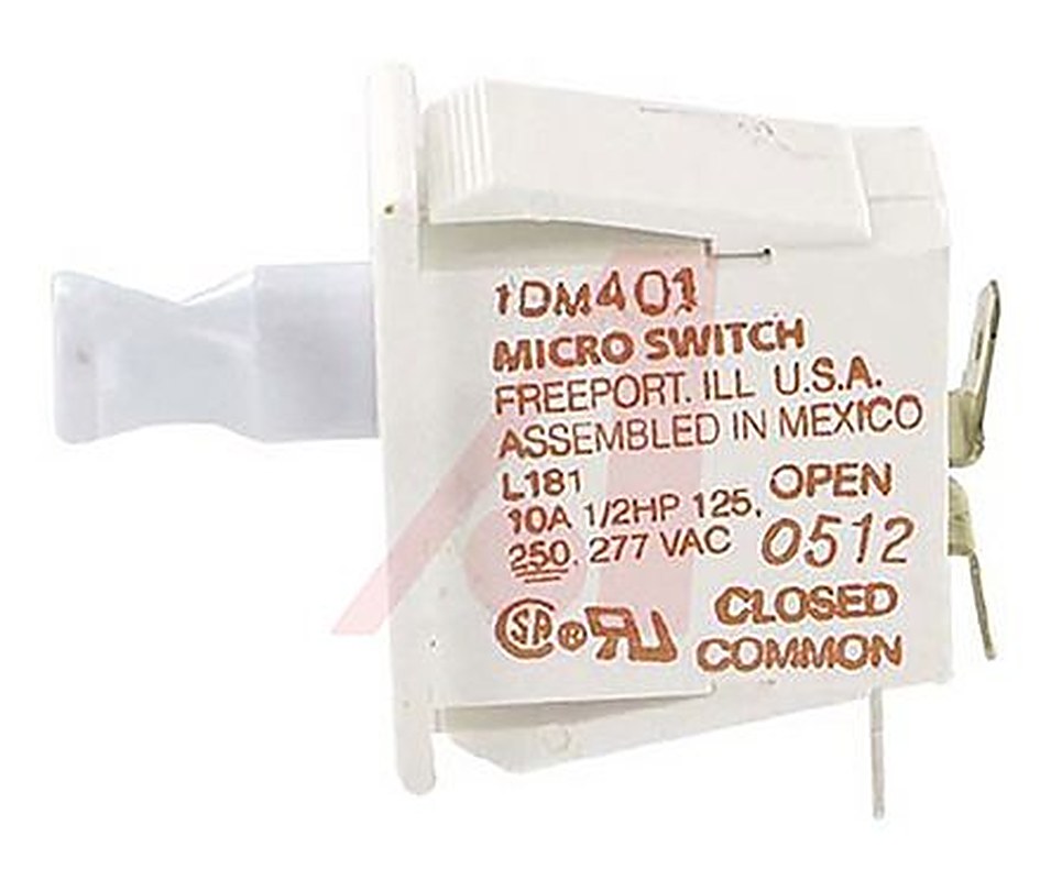 Honeywell Door Micro Switch Plunger, SPDT 10 A IP00, 82 °C, -37 °C