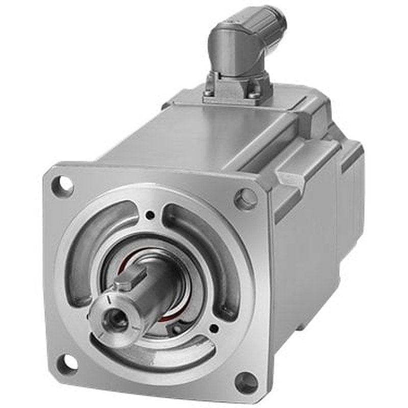 SIMOTICS S-1FK2 HD servo motor M0=2.4 Nm; PN = 1.07 kW at nN=6000 rpm (380-480 V); PN = 0.75 kW at nN=3000 rpm (200-240 V); degree of protection IP65; shaft D19x40 mm with feather key; absolute encoder 22-bit + 12-bit multiturn (encoder AM22DQC); with DRIVE-CLiQ plug M17; power connector size M17;