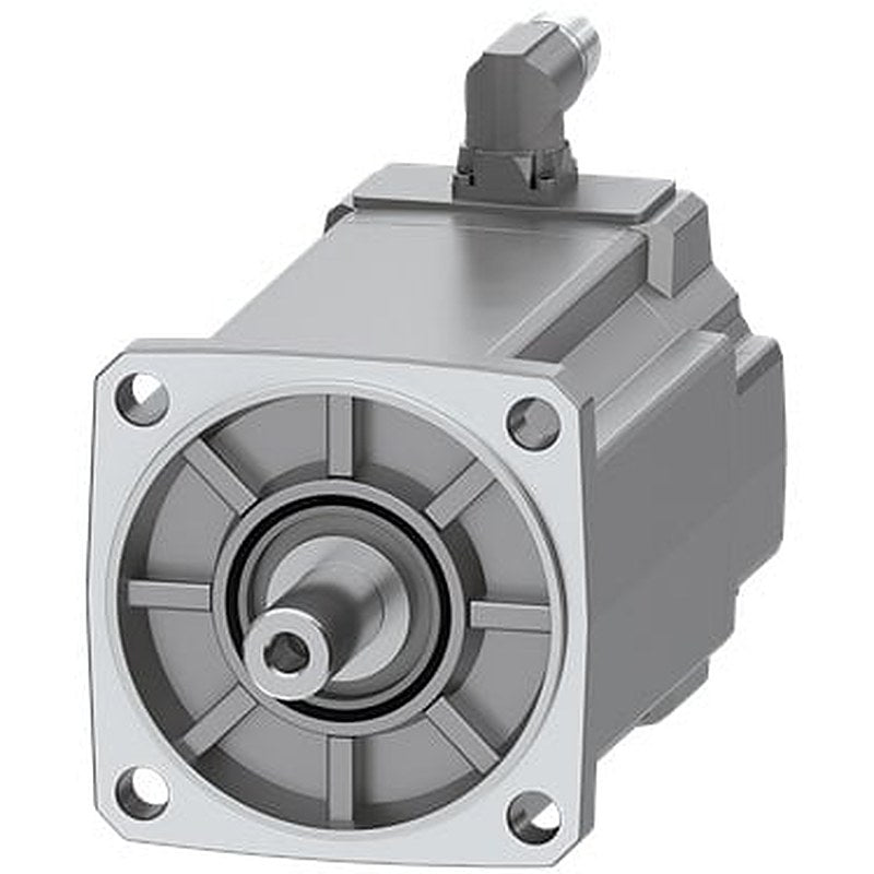 SIMOTICS S-1FK2 HD servomotor M0 = 5 Nm; Pn = 1,45 kW a Nn = 3000 1/min (380-480 V); Pn = 0,79 kW a Nn = 1500 1/min (200-240 V); grado de protección IP65; eje cilíndrico D 19 × 40 mm; encóder absoluto 22 bits + 12 bits multivuelta (encóder AM22DQC); con interfaz OCC; conector tamaño M17, girable;