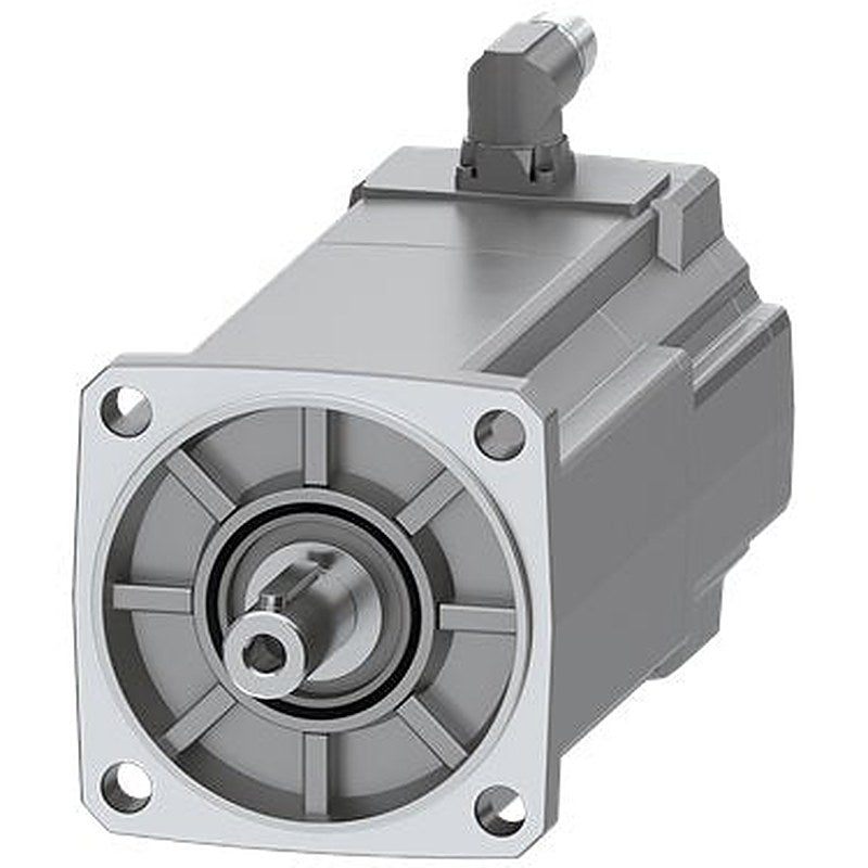 SIMOTICS S-1FK2 HD servo motor M0=5 Nm; PN = 1.45 kW at nN=3000 rpm (380-480 V); PN = 0.79 kW at nN=1500 rpm (200-240 V); with holding brake; degree of protection IP64; shaft D19x40 mm with feather key; absolute encoder single-turn 22-bit (encoder AS22DQC); with OCC interface; plug size M17, rotatable;
