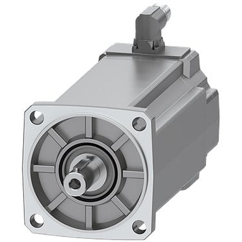 SIMOTICS S-1FK2 HD servo motor M0=8 Nm; PN = 2.1 kW at nN=3000 rpm (380-480 V); PN = 1.26 kW at nN=1500 rpm (200-240 V); degree of protection IP65; shaft D19x40 mm with feather key; absolute encoder single-turn 22-bit (encoder AS22DQC); with OCC interface; plug size M17, rotatable;