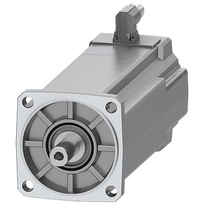 SIMOTICS S-1FK2 HD servo motor M0=8 Nm; PN = 2.1 kW at nN=3000 rpm (380-480 V); PN = 1.26 kW at nN=1500 rpm (200-240 V); with holding brake; degree of protection IP65; cylindrical shaft D19x40mm; absolute encoder single-turn 22-bit (encoder AS22DQC); with OCC interface; plug size M17, rotatable;