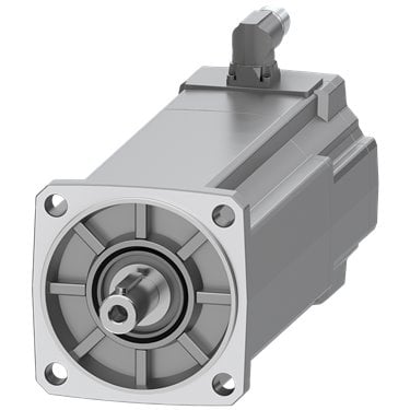 SIMOTICS S-1FK2 HD servo motor M0=9 Nm; PN = 2.3 kW at nN=3000 rpm (380-480 V); PN = 1.3 kW at nN=1500 rpm (200-240 V); degree of protection IP64; cylindrical shaft D24x50 mm; absolute encoder single-turn 22-bit (encoder AS22DQC); with OCC interface; plug size M23, rotatable;
