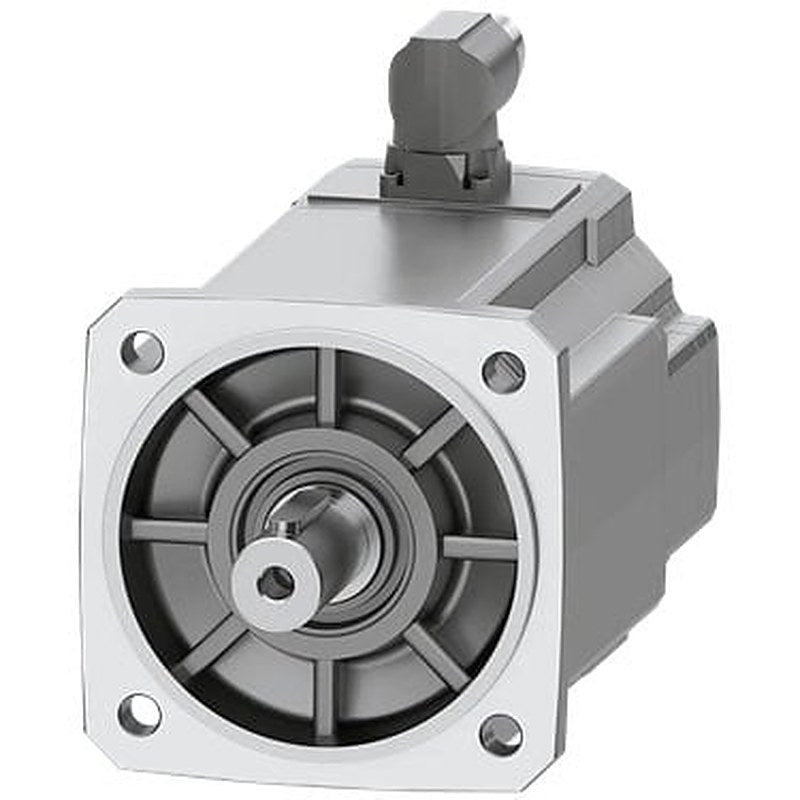 SIMOTICS S-1FK2 HD servo motor M0=9 Nm; PN = 2.3 kW at nN=3000 rpm (380-480 V); PN = 1.3 kW at nN=1500 rpm (200-240 V); degree of protection IP64; shaft D24x50 mm with feather key; absolute encoder single-turn 22-bit (encoder AS22DQC); with OCC interface; plug size M23, rotatable;