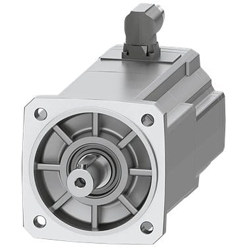 SIMOTICS S-1FK2 HD servo motor M0=9 Nm; PN = 2.3 kW at nN=3000 rpm (380-480 V); PN = 1.3 kW at nN=1500 rpm (200-240 V); with holding brake; degree of protection IP64; shaft D24x50 mm with feather key; absolute encoder single-turn 22-bit (encoder AS22DQC); with OCC interface; plug size M23, rotatable;