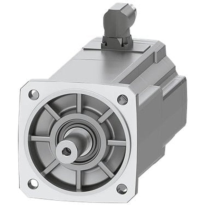 SIMOTICS S-1FK2 HD servo motor M0=9 Nm; PN = 2.3 kW at nN=3000 rpm (380-480 V); PN = 1.3 kW at nN=1500 rpm (200-240 V); with holding brake; degree of protection IP65; cylindrical shaft D24x50 mm; absolute encoder single-turn 22-bit (encoder AS22DQC); with OCC interface; plug size M23, rotatable;