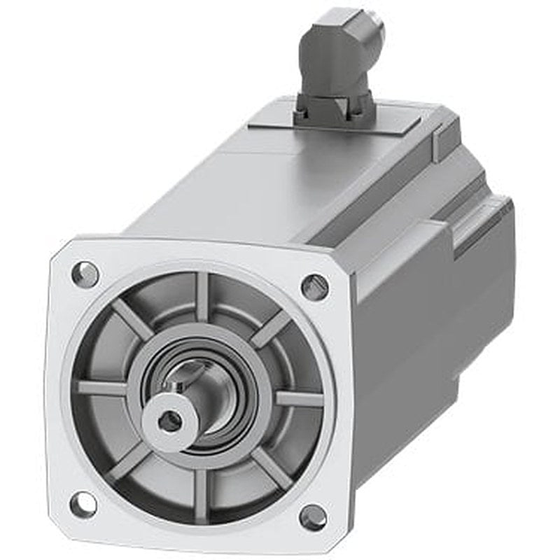 SIMOTICS S-1FK2 HD servo motor M0=16 Nm; PN = 3.3 kW at nN=3000 rpm (380-480 V); PN = 2.15 kW at nN=1500 rpm (200-240 V); with holding brake; degree of protection IP64; shaft D24x50 mm with feather key; absolute encoder single-turn 22-bit (encoder AS22DQC); with OCC interface; plug size M23, rotatable;