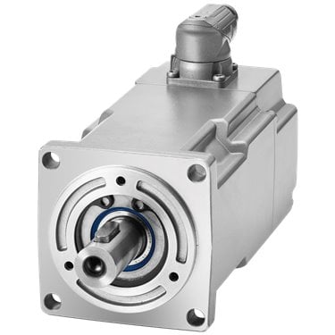 SIMOTICS S-1FK2 CT Servo motor M0=1.27 Nm; PN = 0.4 kW at nN=3000 rpm; Converter at max. 240 V supply system; With holding brake; Degree of protection IP65; Shaft D14x30 mm with feather key; Absolute encoder single-turn 20 bit (encoder AS20DQC); With OCC interface; Connector size M12, rotatable;